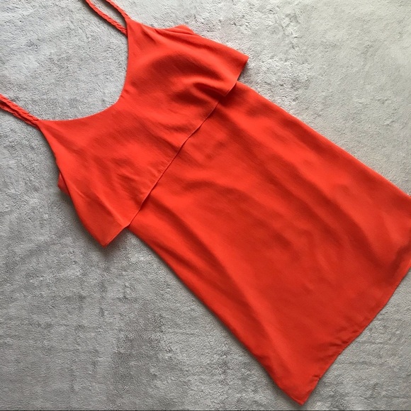 Joie Dresses & Skirts - Joie Parthena B Silk Dress Paradise Red Orange S
